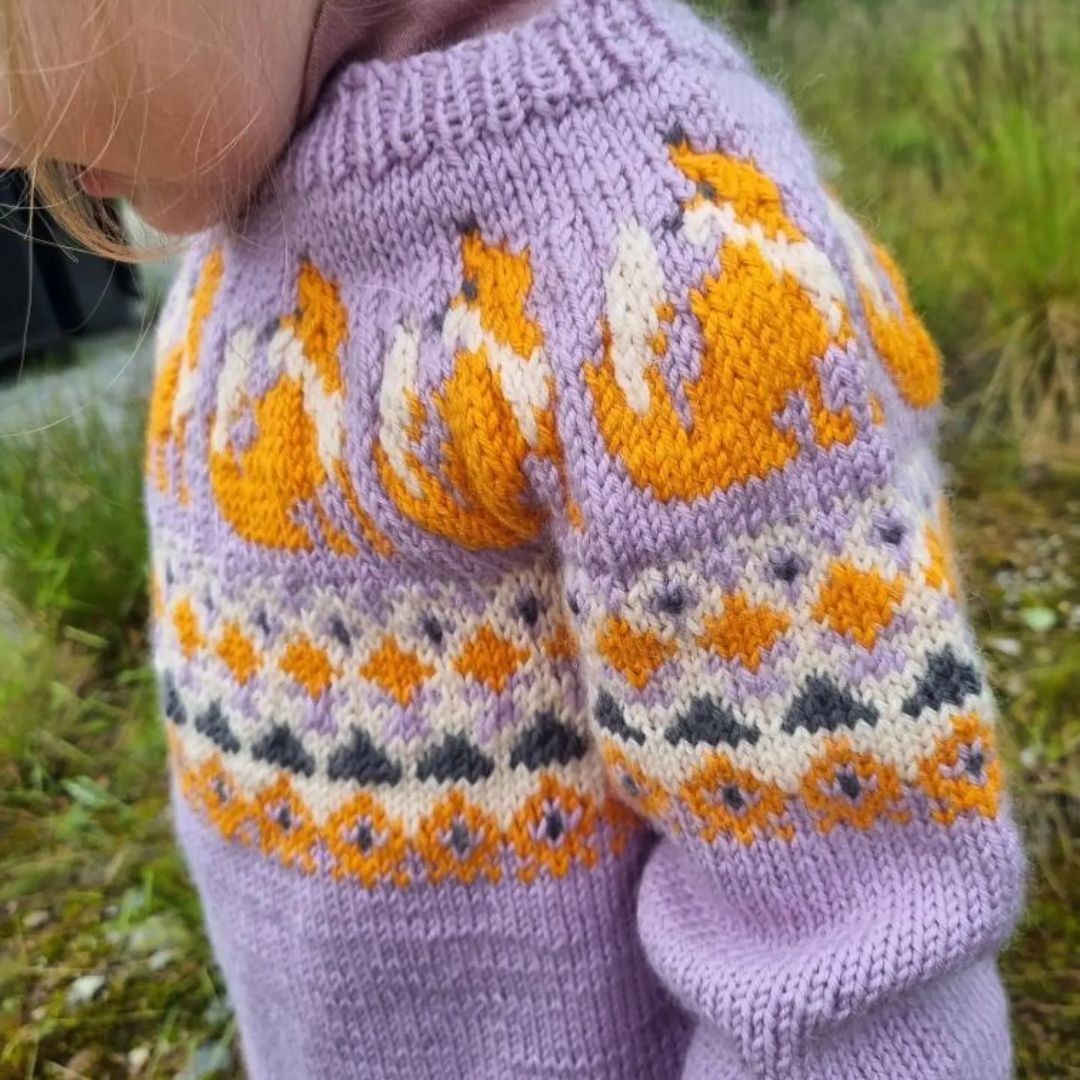 Happy Fox - Children's sweater – Hobbii
