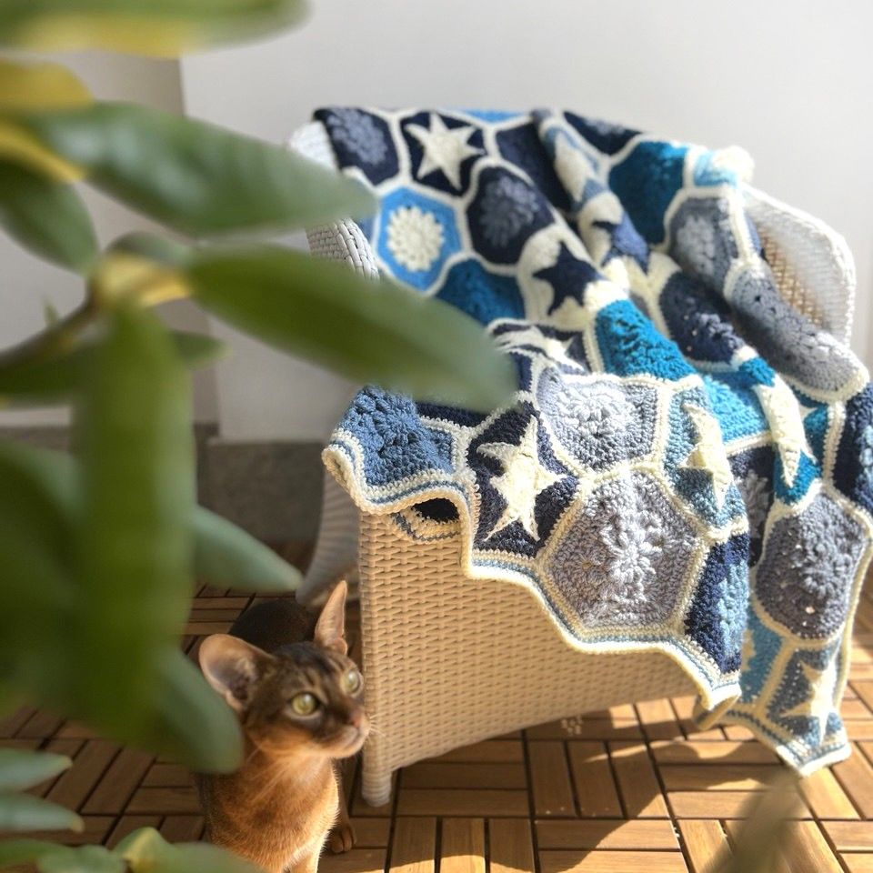 C106 Ham★star 雪set Star Dust Merino Wool Sweater | Perfect Moment