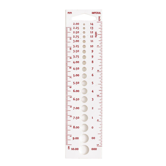 

Knitting Gauge - 2-10 mm - Pony
1