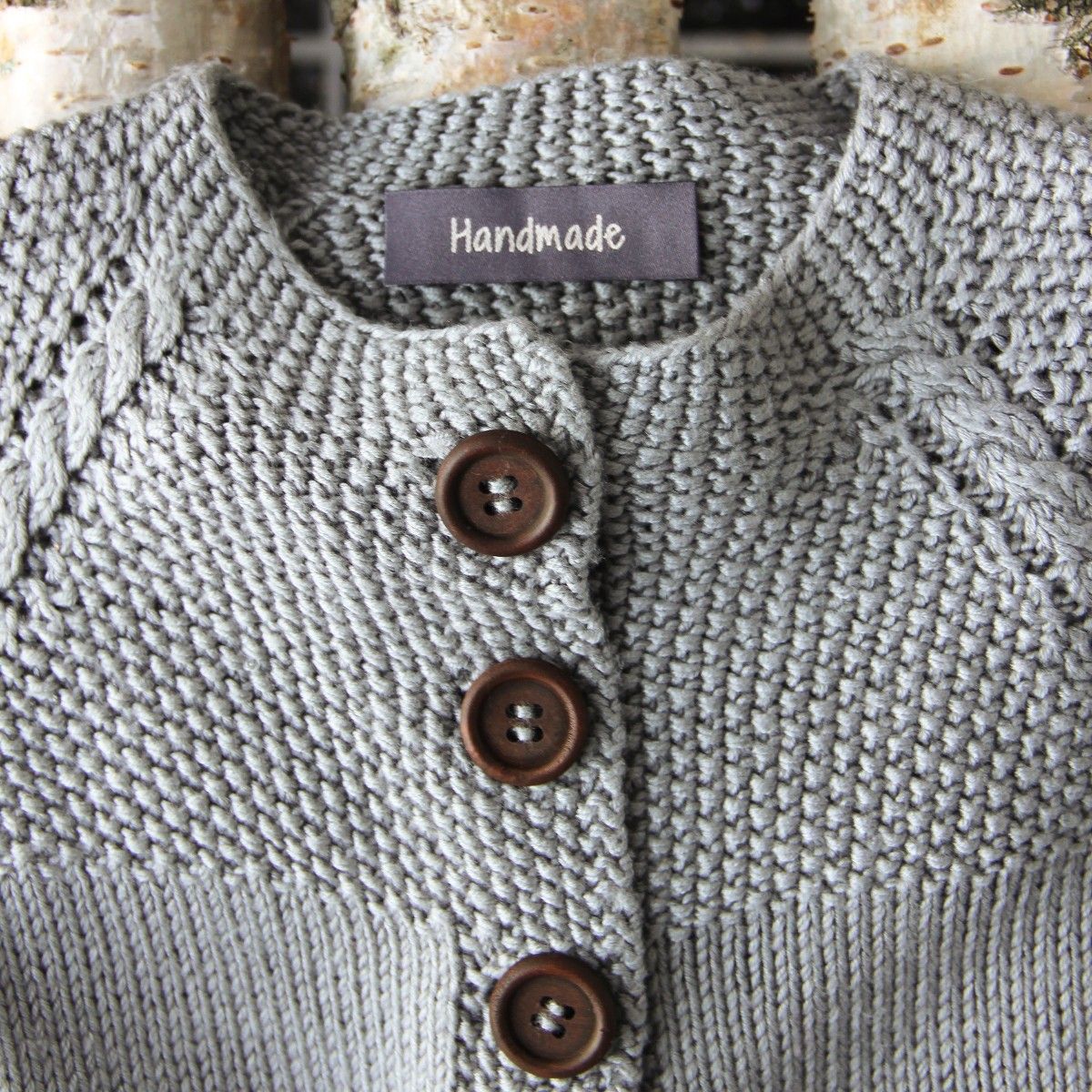 Cardigan Moss Stitch – Hobbii