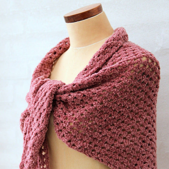 

Granny Shawl Bohéme Velvet "Fine"
2