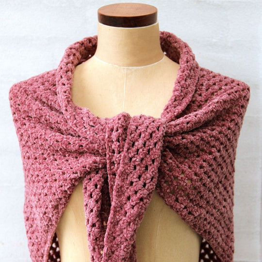 Granny Shawl Bohéme Velvet "Fine"