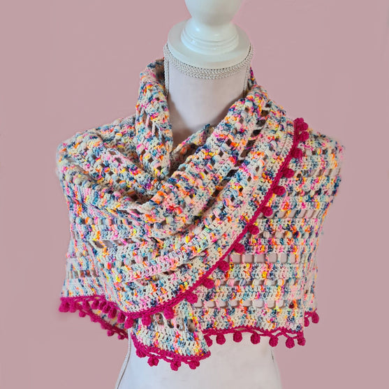 

Bubble Gum Shawl
1