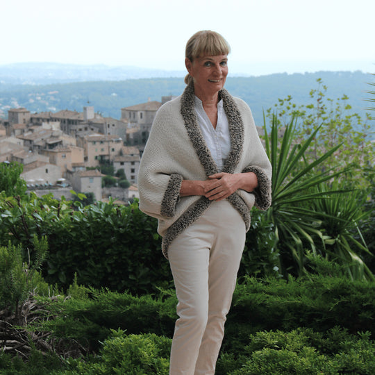 Knitted Shawl Jacket