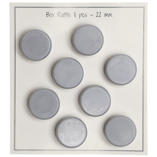 Small Box Rattle - Grey - Go Handmade