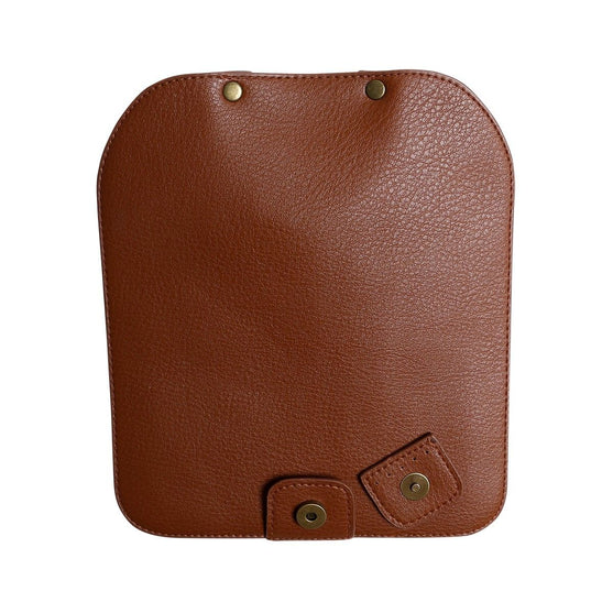 

Bag Flap w/Magnetic Button - Brown/Bronze - Go Handmade
6