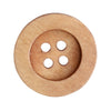 

Wooden Buttons - Round Groove - Bright - Go Handmade
3