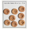 

Wooden Buttons - Handmade with Love - 18 mm (7.1 in) - Go Handmade
1