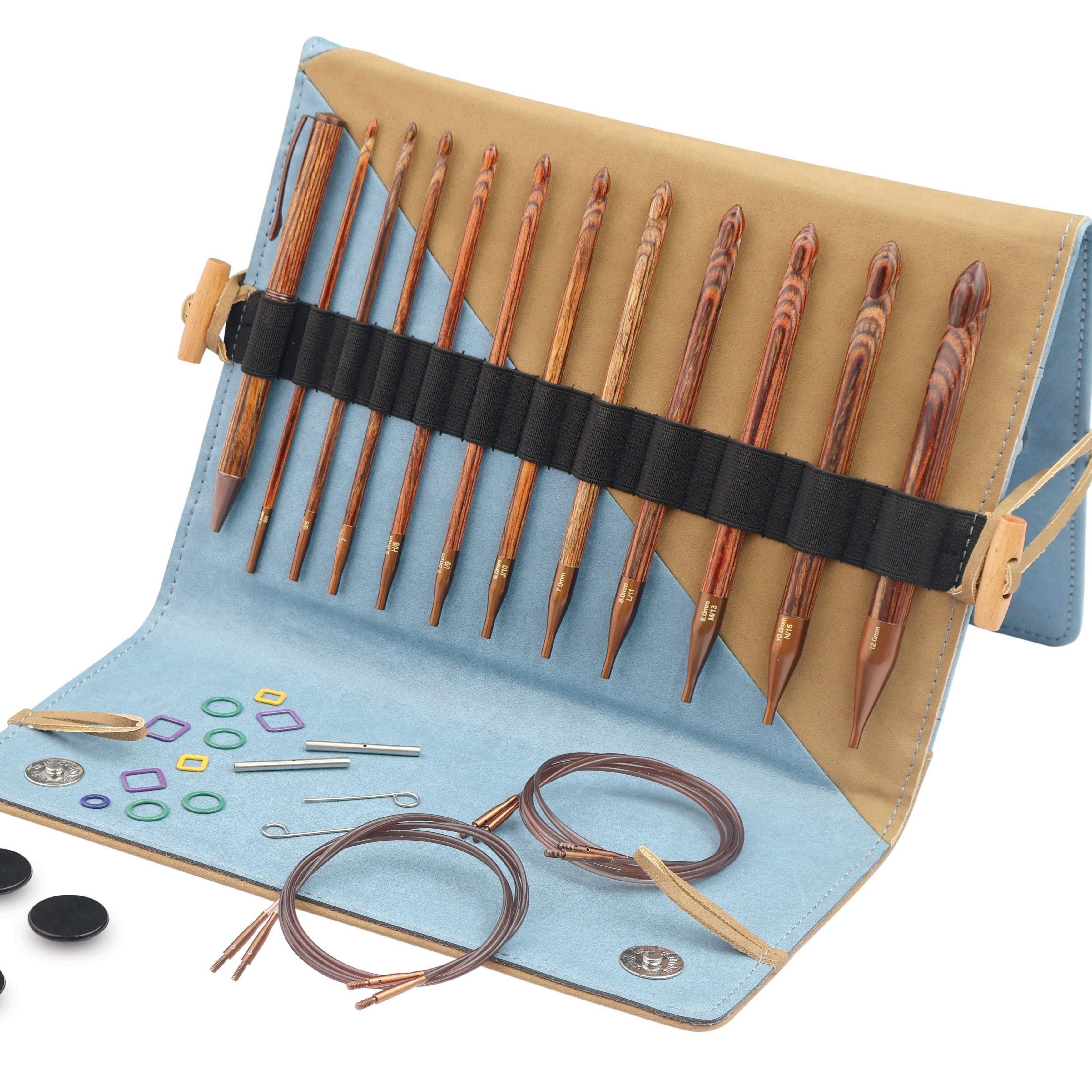 Ginger - Interchangeable Afghan/Tunisian Crochet Hook Set – Hobbii