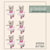 

Wooden Button - Emily the Mouse - 6 pcs. - Go Handmade
2