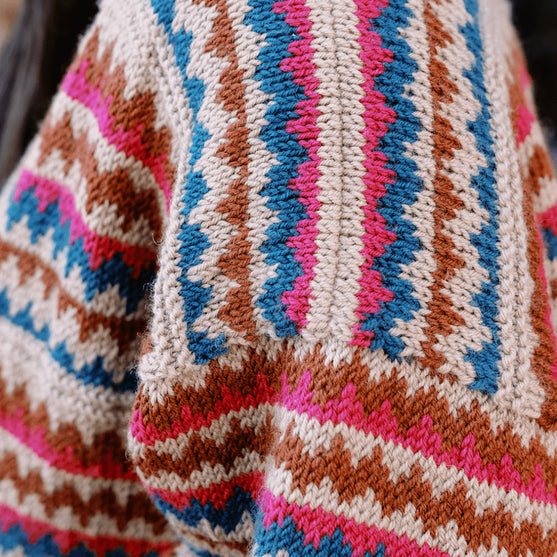 

Ottolie - Chevron Cardigan with Pockets
9