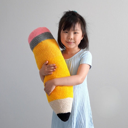 Official source image for the Giant Pencil crochet pattern