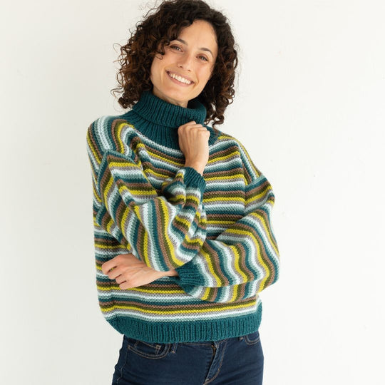 8036-436 Striped Woman's Jumper