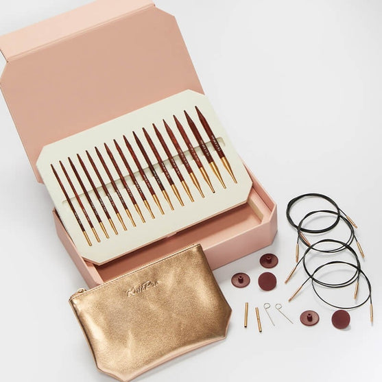 

Symfonie Rose - Interchangeable Circular Needle Set - KnitPro
1