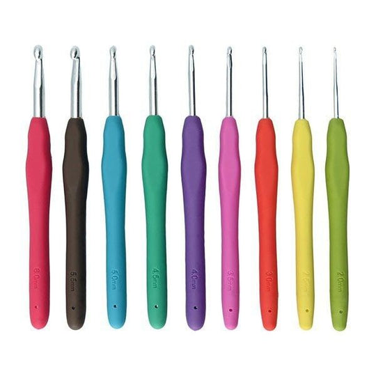 Easy Touch Crochet Hook Set - 9 sizes - Hobbii