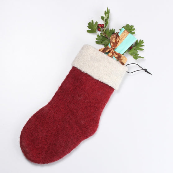 

Felted Christmas Stocking
1