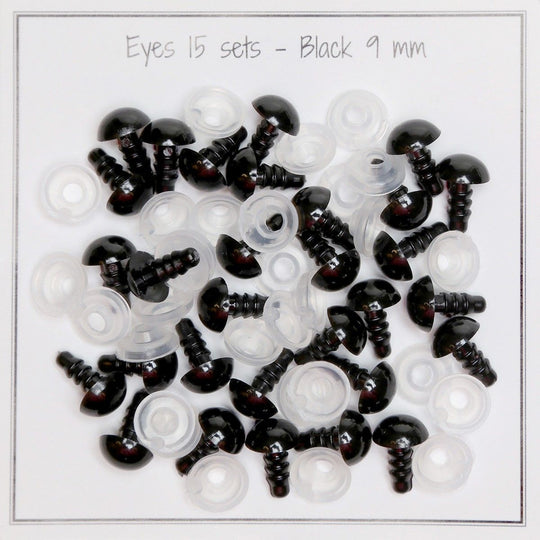 Safety Eyes - 9 mm (0.35 in) - Go Handmade