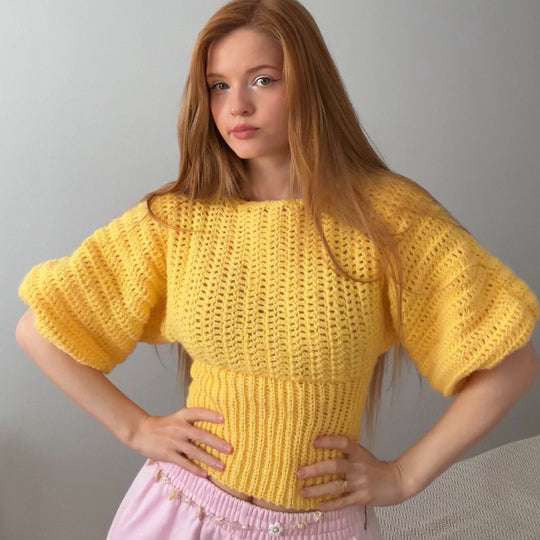 Trio Crochet Top