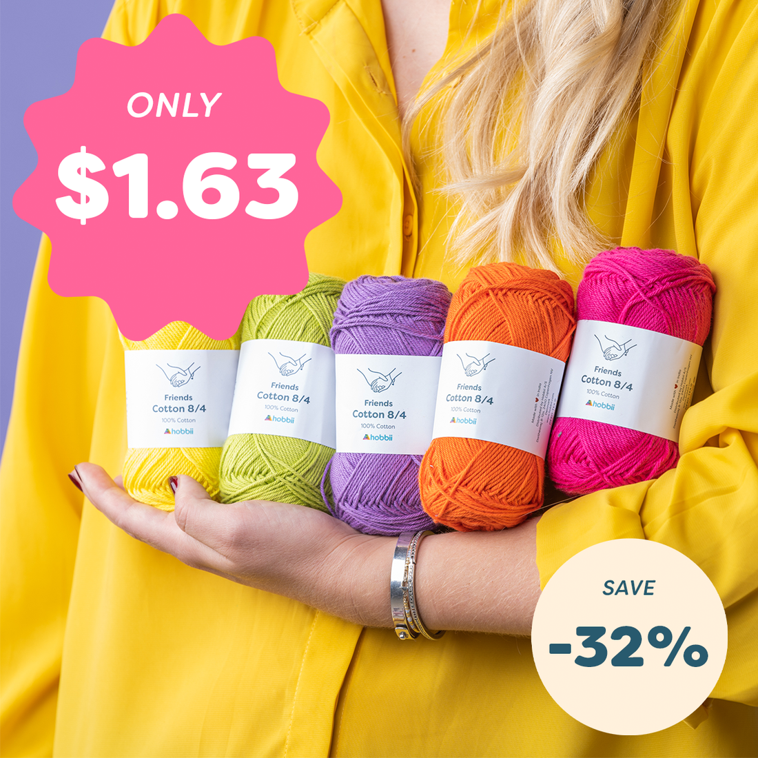 Yarns and accessories from Hobbii - Delivered with love.