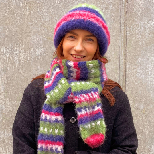 Merry Me - Brushed hat and scarf