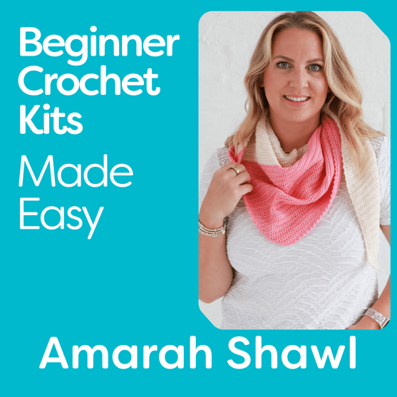 

Beginner Crochet Kit  - Amarah Shawl
1