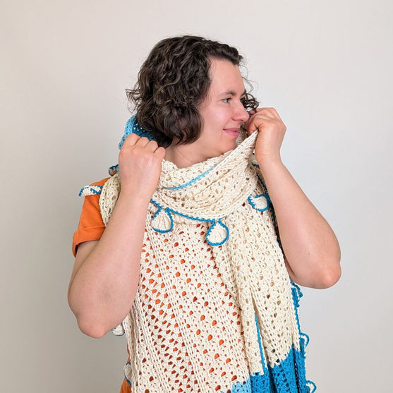 

Coastal Gleam - Shawl
5