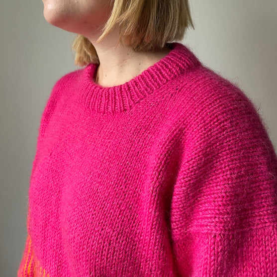 

Easy Colour Mix Sweater
5