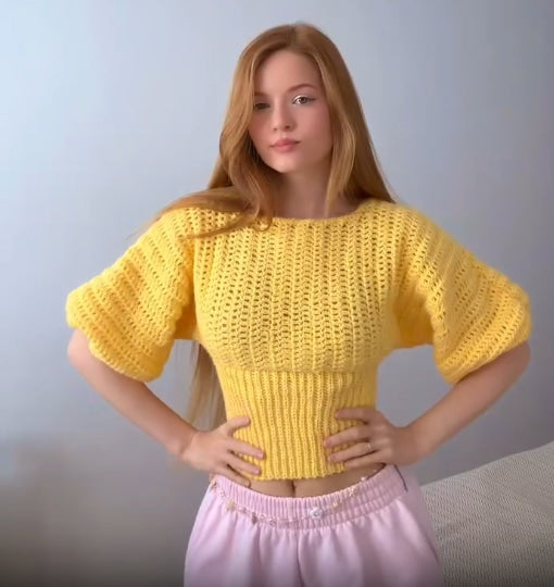 Trio Crochet Top