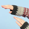 

Arm Warmers in stranded colorwork
3