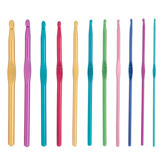 

Alu Crochet Hook Set - 11 sizes - Hobbii
1