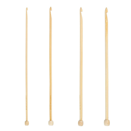 Bamboo Tunisian Crochet Hook Set - 25 cm (9.8 in) - Hobbii