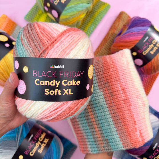 

Black Friday Candy Cake Soft XL (Limited Edition) - Hobbii
5