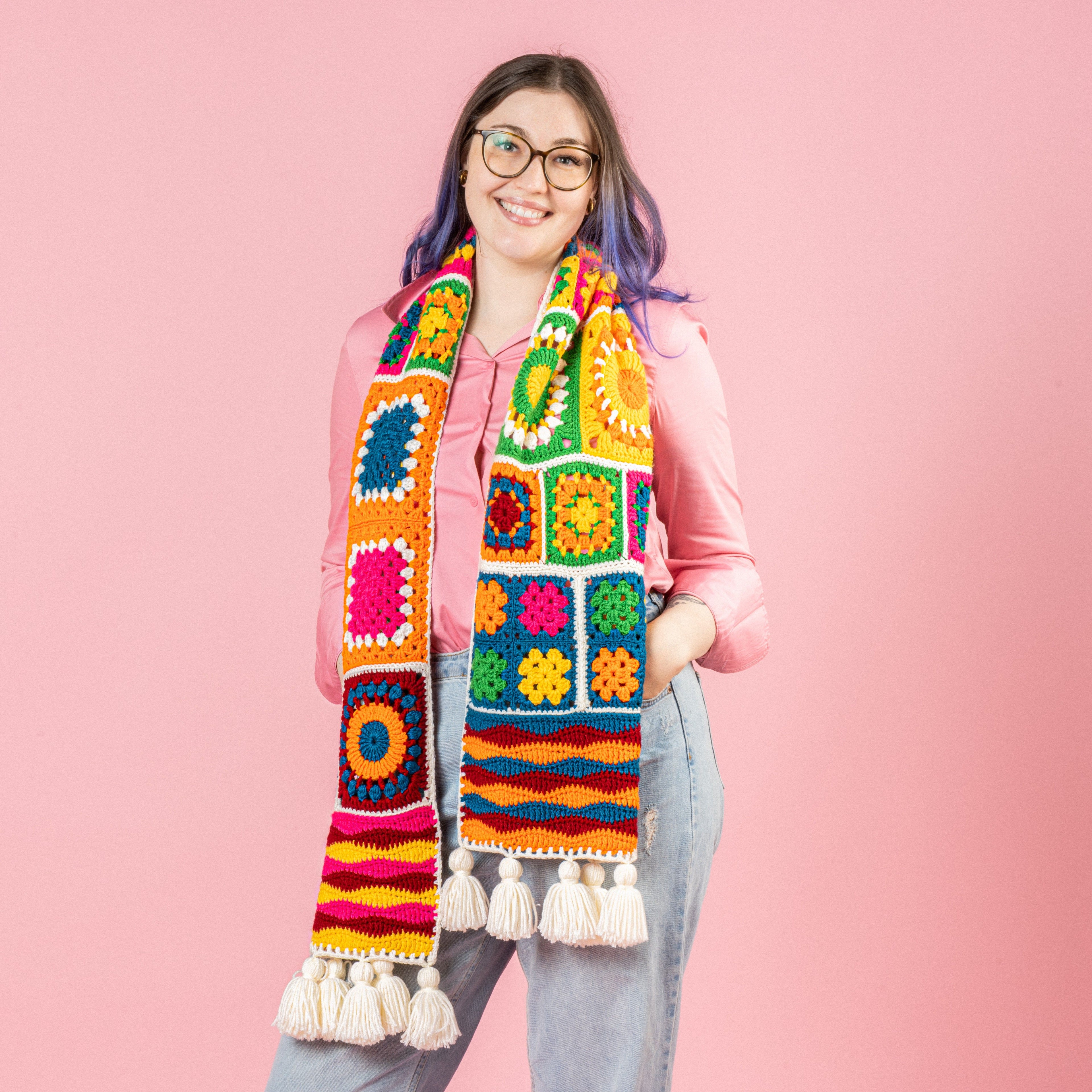 Happy Squares - Scarf – Hobbii