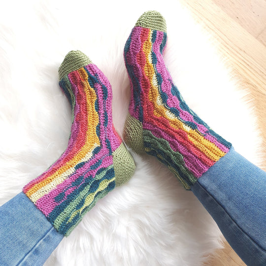 Coastal Wave Socks