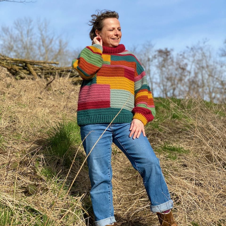 Colour Block - Sweater – Hobbii