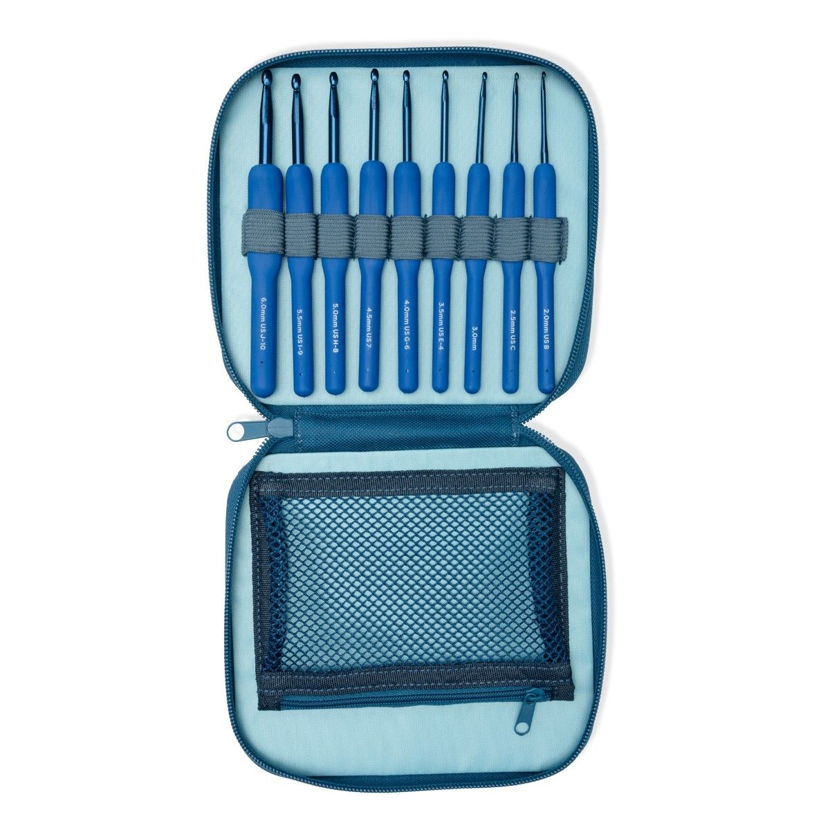 Cosmo Crochet Hook Set - 9 Sizes - Indigo – Hobbii