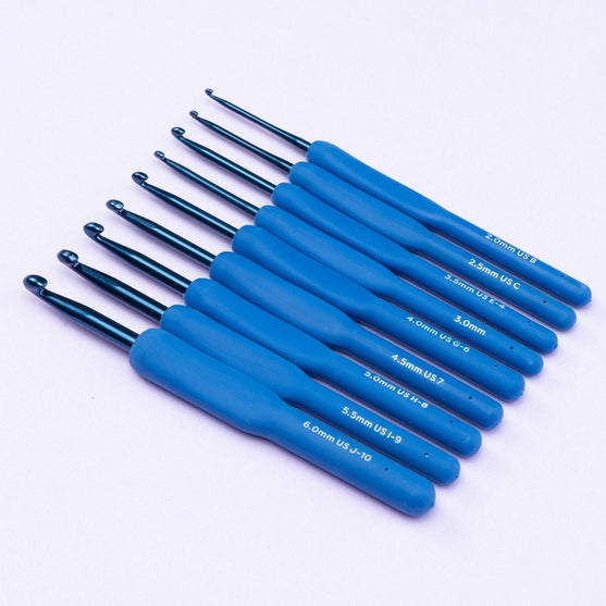 

Cosmo Crochet Hook Set - 9 Sizes - Indigo - Hobbii
3