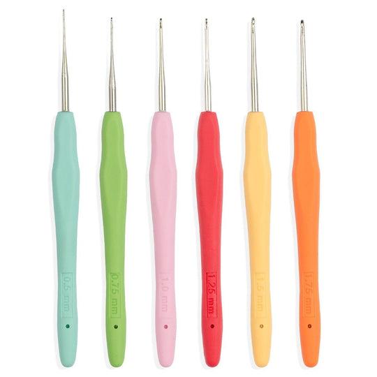 Easy Touch Crochet Hook Set - 6 sizes - Hobbii