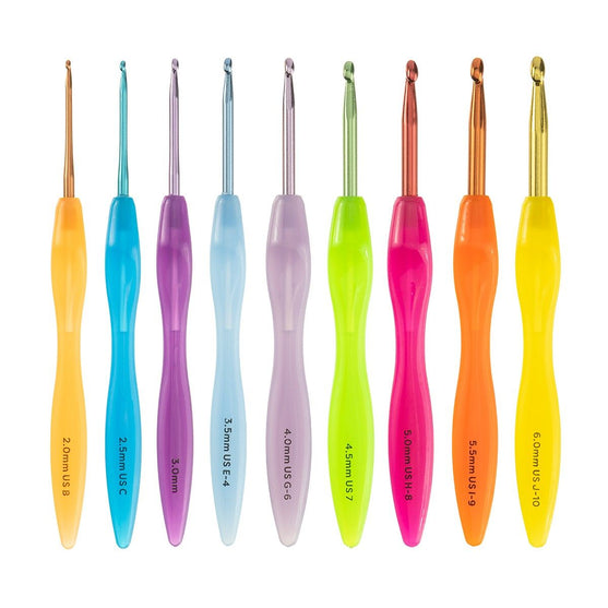 

Curvy Crochet Hook Set - 9 sizes - Hobbii
1