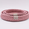 

Decoration trays with round leather base
5