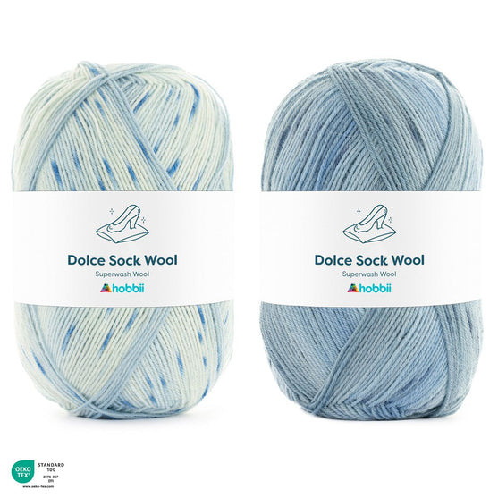 

Dolce Sock Wool Dots - Hobbii
1