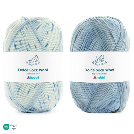 Dolce Sock Wool Dots - Hobbii