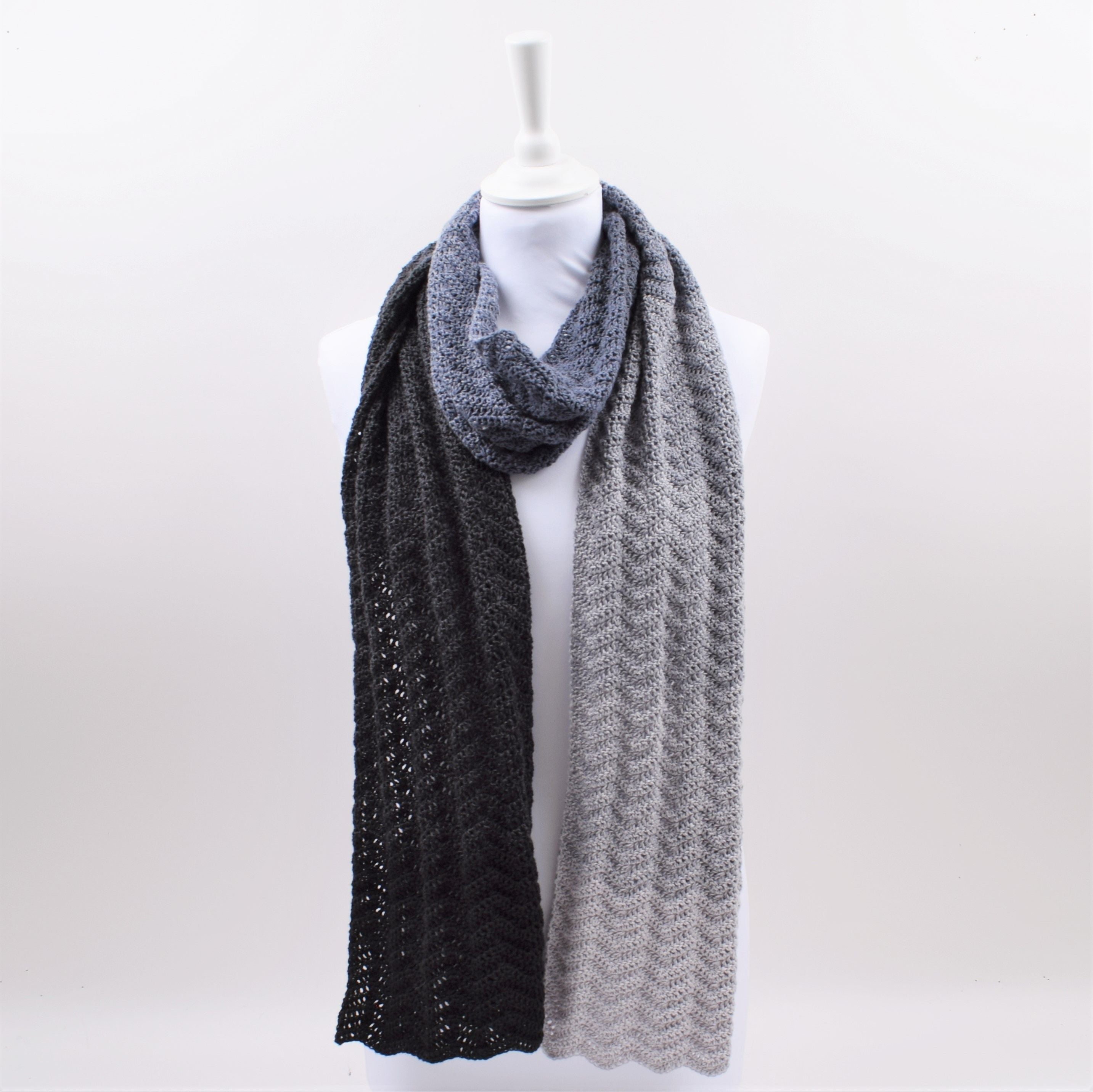 か*ご様 Osmanthus Motif Knitted Scarf Mame Kurogouchi マメクロゴウチ Osmanthus Motif Knitted Scarf