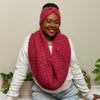 

Feathered Kiss - Cowl & Headband
1