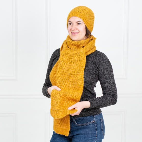 

Beehive - Scarf and beanie
1