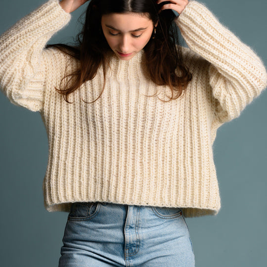 Naomi – Brioche Sweater