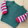 

Baby Elf - Christmas Jumper and Bonnet
5