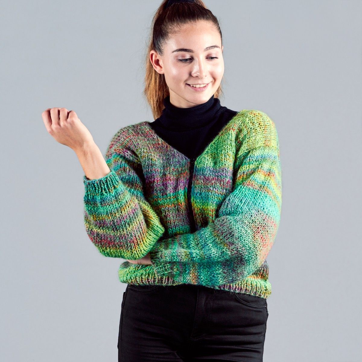 トップス ANDMARY Emma knit flare cardigan set andmary Emma knit flare cardigan set