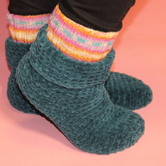 

Sofa Socks - Crocheted Socks
1