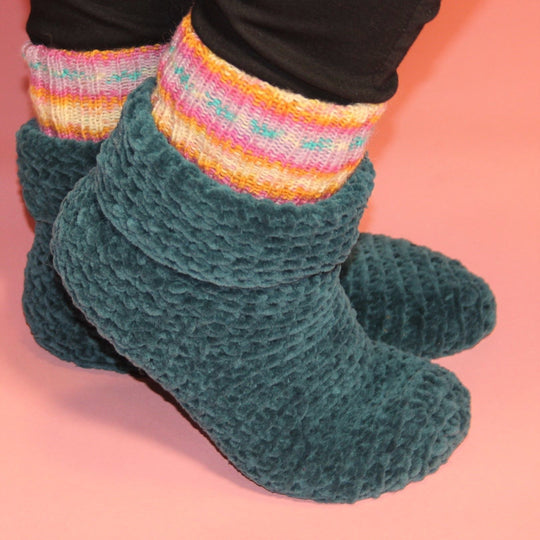 Sofa Socks - Crocheted Socks